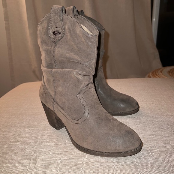 🌸 Rocket Dog womens Sheriff Vintage Worn Pu Western Boot - Picture 2 of 6